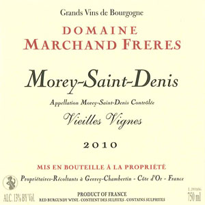 Morey Saint Denis Vieilles Vignes - Domaine Marchand Frères Gevrey Chambertin